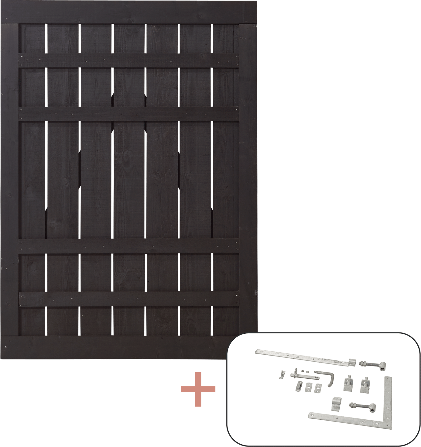 2316569 PLUS RUSTIK ENKELTLÅGE SORT Primary