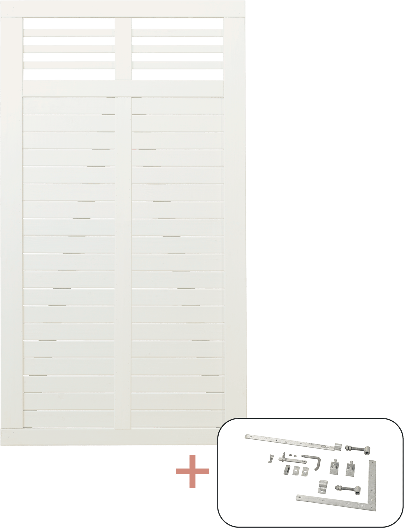 2316581 PLUS DECORA ENKELTLÅGE HVID Primary