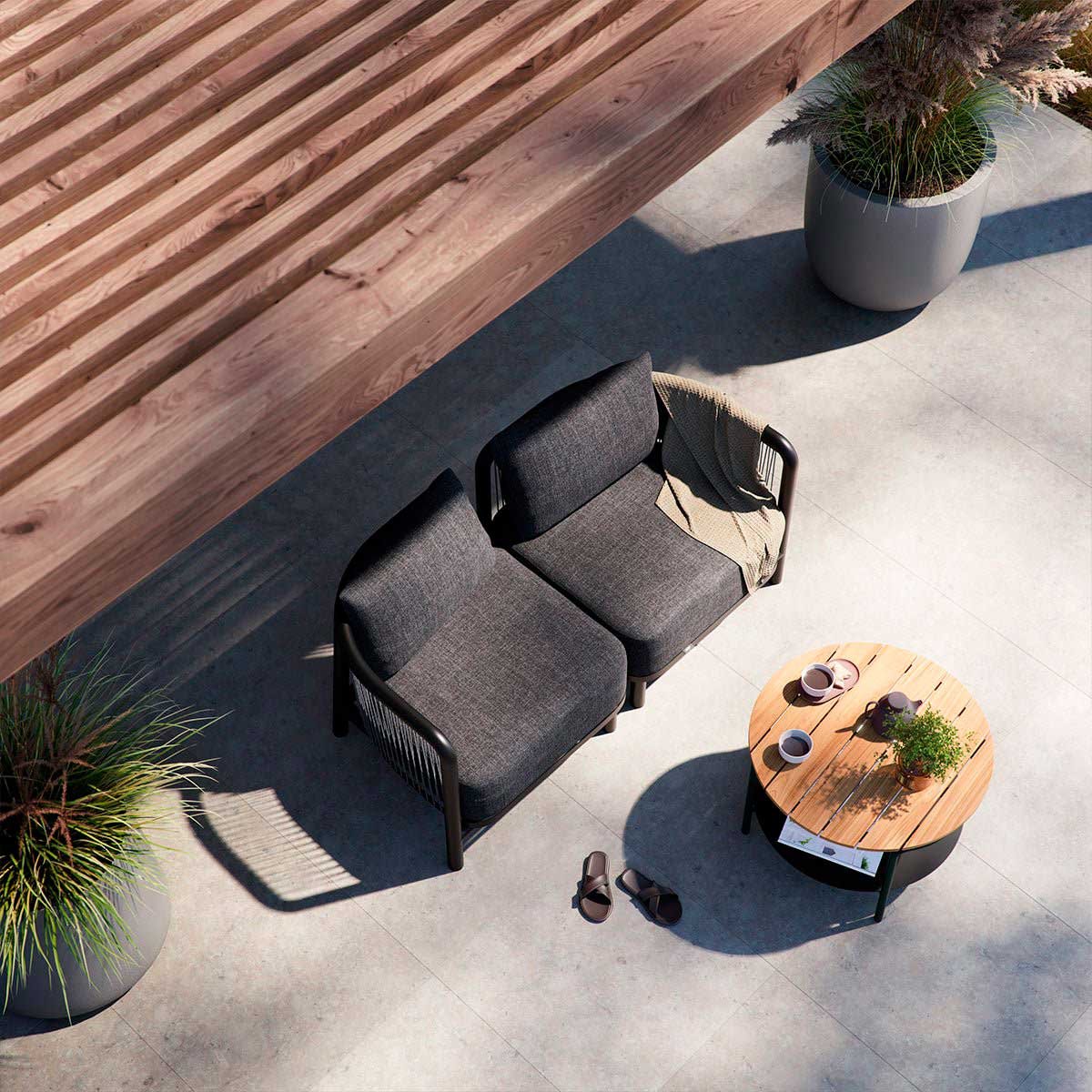 9147166 SACKIT PATIO SOFABORD SORT 3