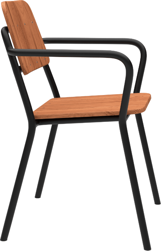 9147179 SACKIT KIRRA PATIO CHAIR NOIR 3