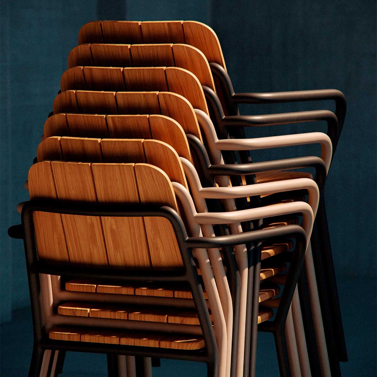 9147179 SACKIT KIRRA PATIO CHAIR NOIR 5