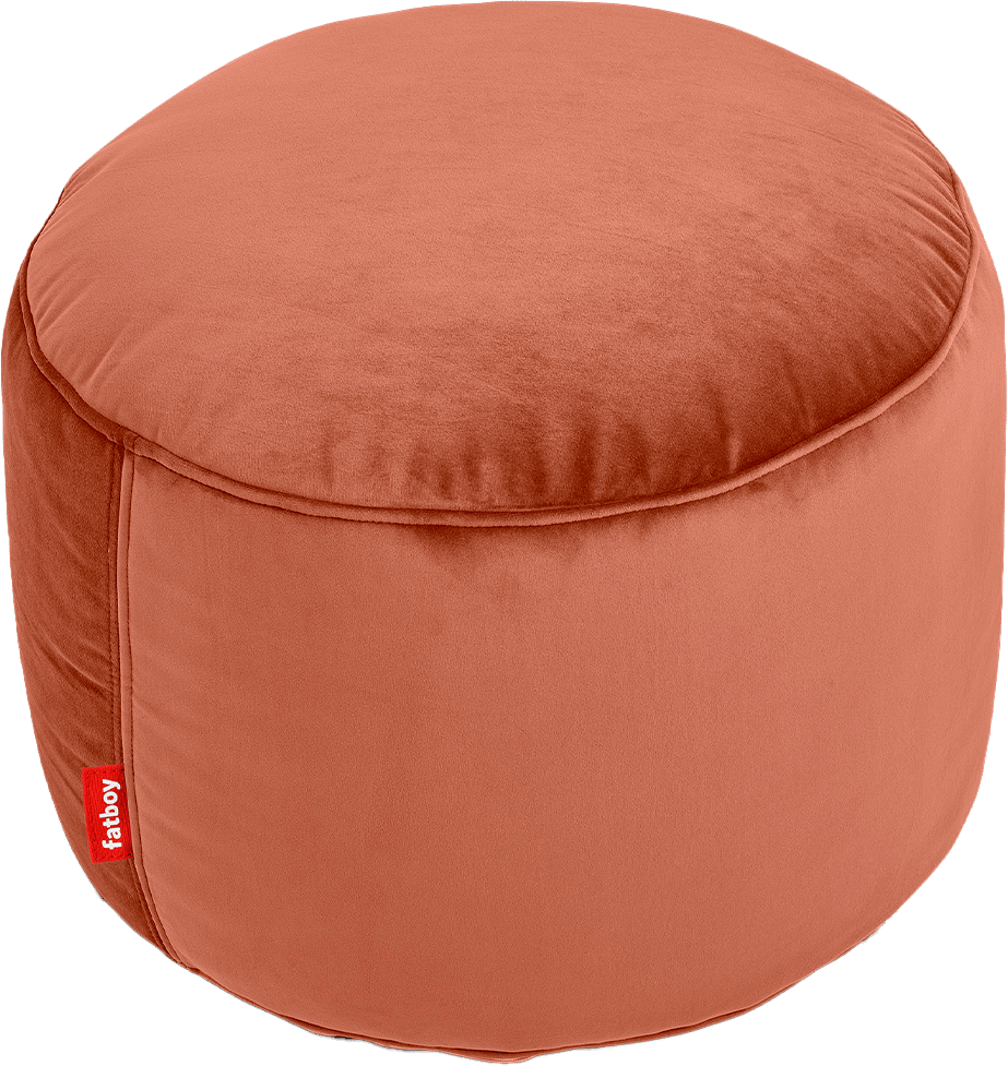 9147391 FATBOY RECYCLED POINT PUF VELVET ROSE QUARTZ INDOOR 1