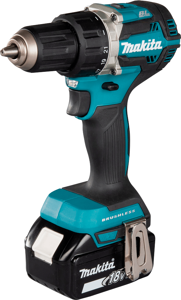 1889385 MAKITA 18V BORE SKRUEMASKINE DDF484RTJ INKL. 2X5,0AH BATTERIER OG LADER