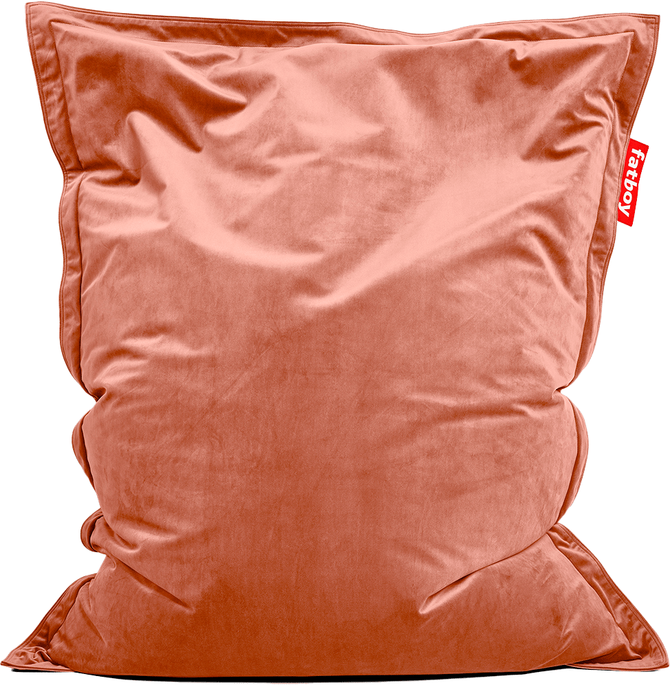 9147389 FATBOY ORIGINAL SLIM VELVET RECYCLED SÆKKESTOL ROSE QUARTZ INDOOR 1
