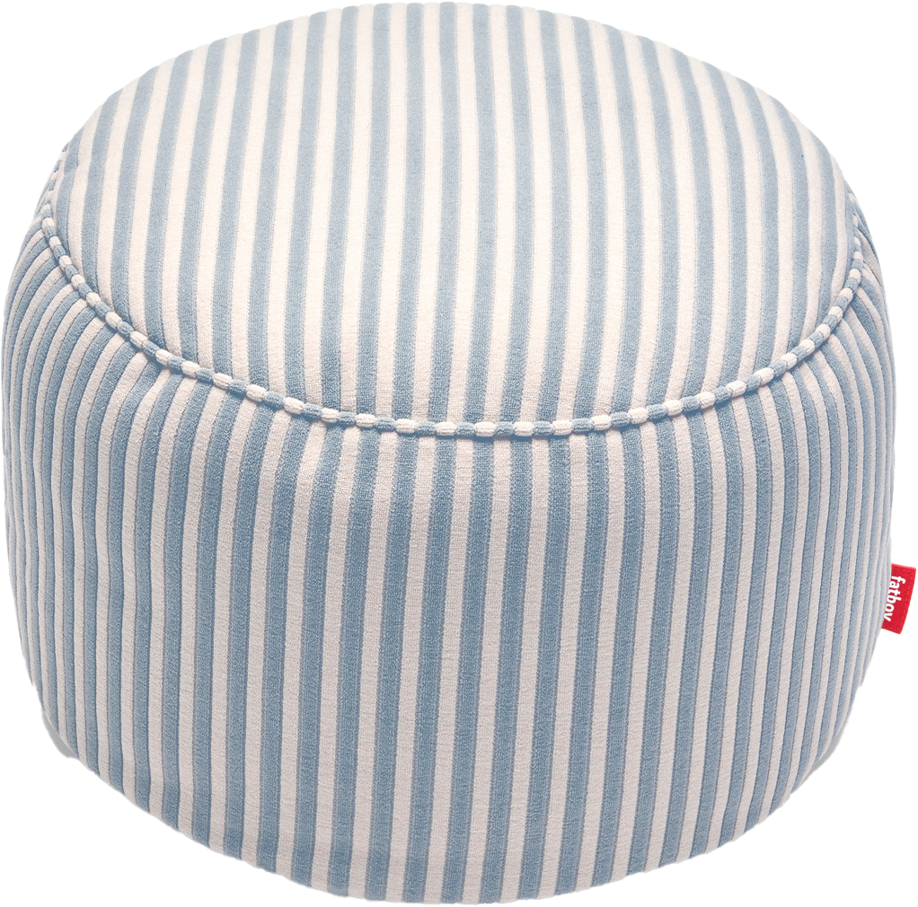9147316 FATBOY POINT TERRY PUF BLIZZARD BLUE CREME INDOOR 1