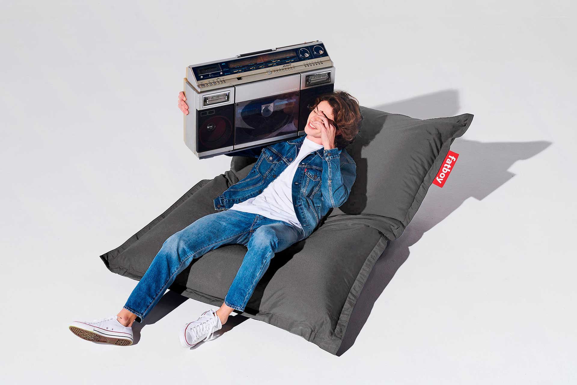 9147250 FATBOY ORIGINAL ROCK GREY SÆKKESTOL OUTDOOR 4