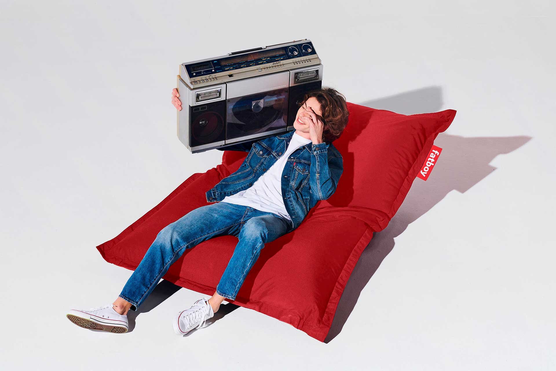 9147253 FATBOY ORIGINAL RED SÆKKESTOL OUTDOOR 4