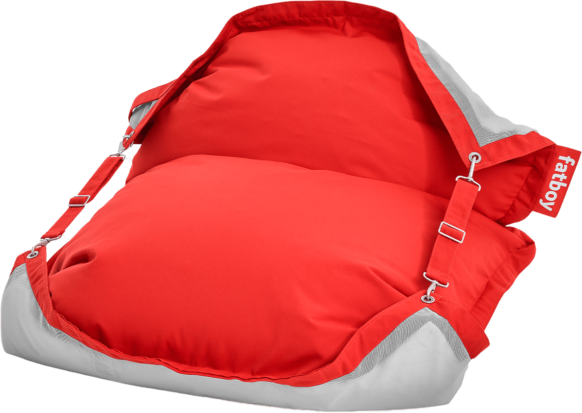9147254 FATBOY ORIGINAL FLOATZAC FLYDENDE SÆKKESTOL RØD OUTDOOR 1