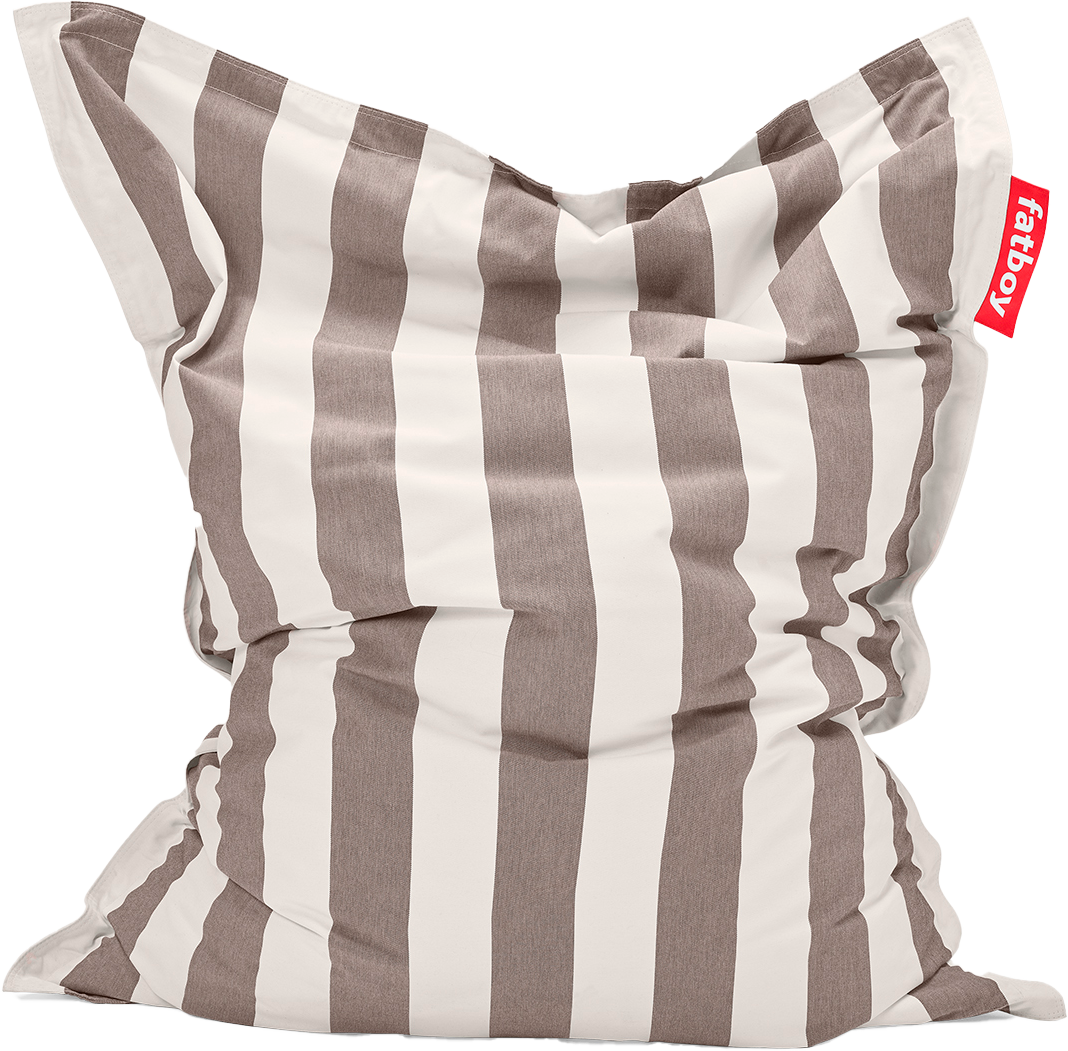 9147371 FATBOY ORIGINAL STRIPE CACAO SÆKKESTOL OUTDOOR 1
