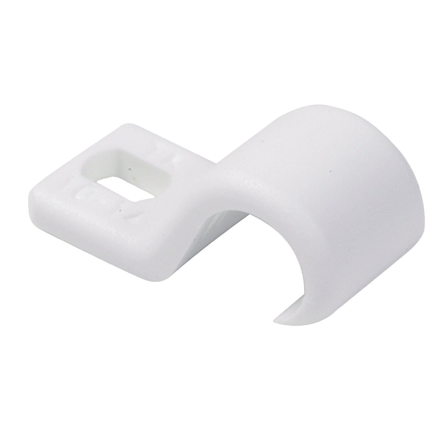 1247907 LEDNINGSCLIPS Ø7 10MM HVID
