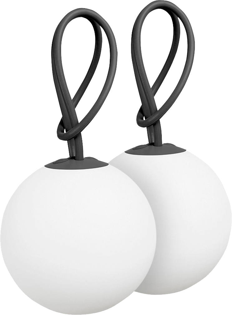 9147260 FATBOY BOLLEKE ANTRACIT 2 PAK TRANSPORTABEL LAMPE INDOOR OUTDOOR