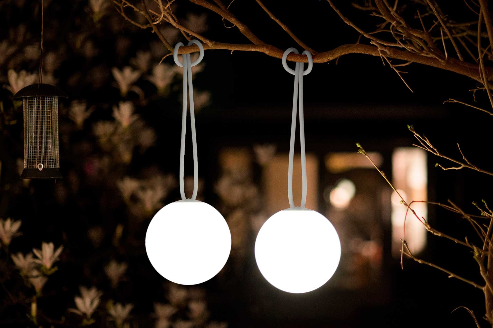 9147258 FATBOY BOLLEKE LYS GRÅ 2 PAK TRANSPORTABEL LAMPE INDOOR OUTDOOR 4