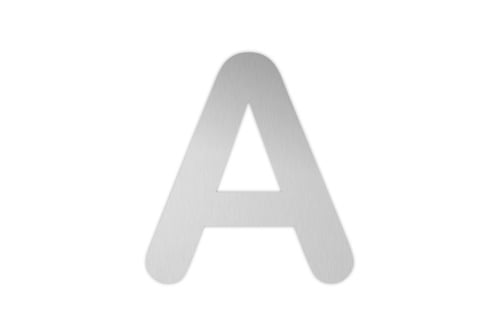 1248546 Bogstav A Rustfri St+Ñl 78Mm