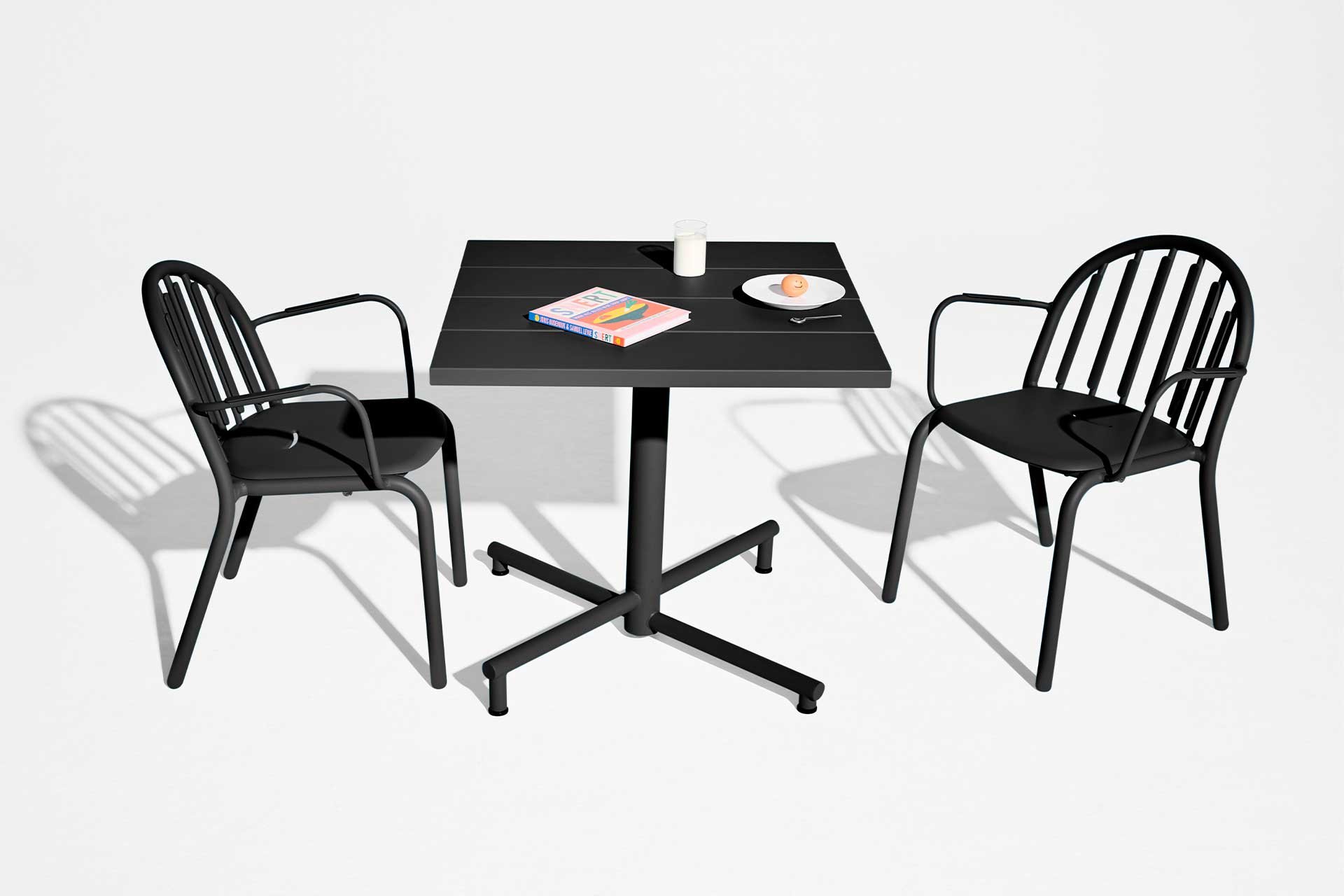 9147378 FATBOY FRED's BISTREAU FIRKANTET BISTROBORD ANTRACIT OUTDOOR 5