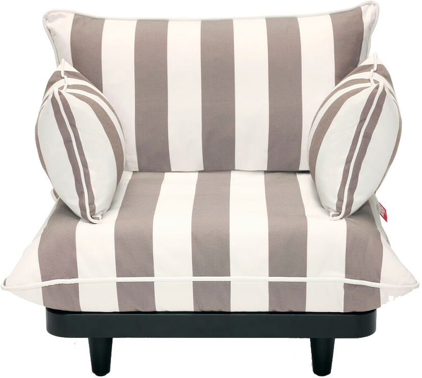 9147364 FATBOY PALETTI LOUNGE CHAIR STRIPE CACAO 1