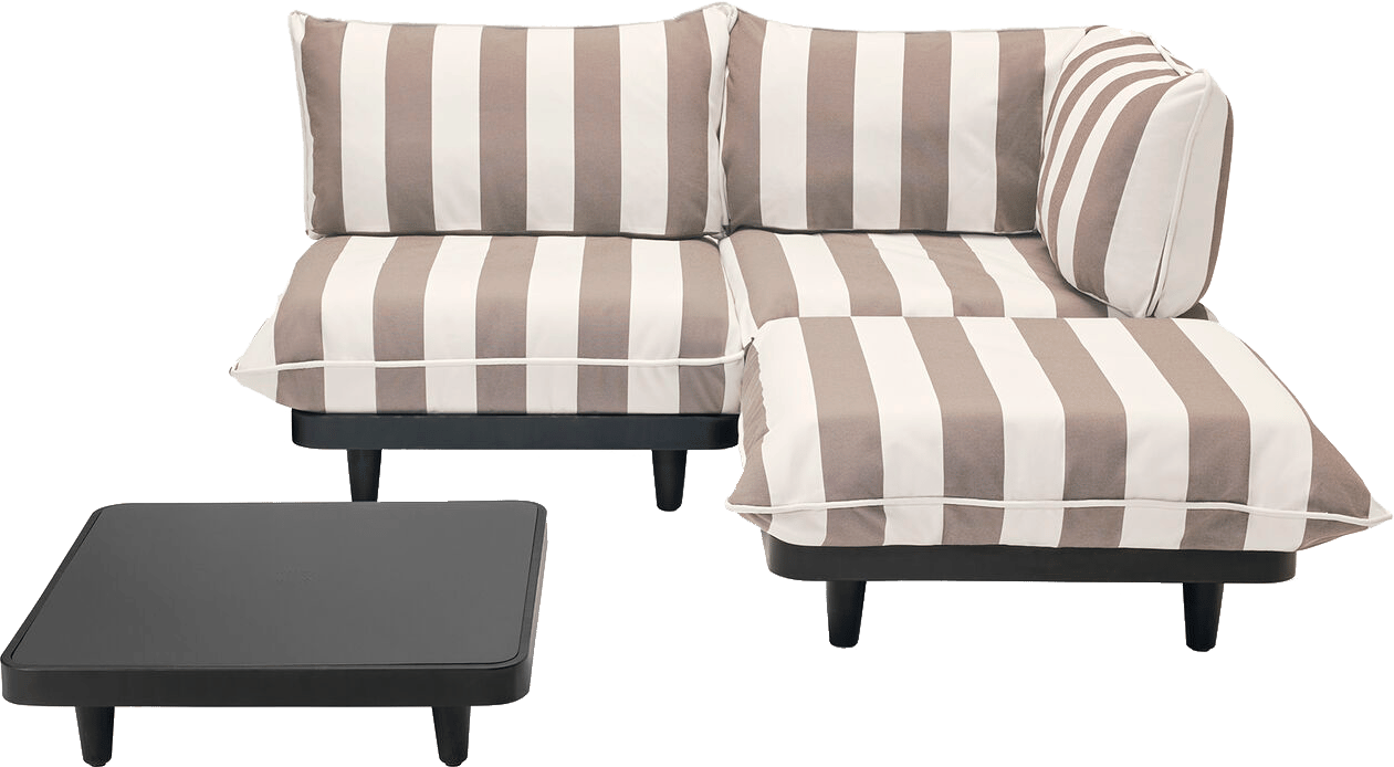 9147363 FATBOY PALETTI SÆT MEDIUM HØJRE STRIPE CACAO INKL BORD 1
