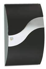 ME-FA POSTKASSE WAVE 630 SORT 6 STIFTS RUKOLÅS 320X535X160MM
