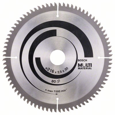 BOSCH RUNDSAVKLINGE Ø216X30MM 80T