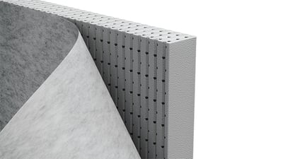 JACKON EPS 80 DRÆNPLADE 100MM M/FILT 600X2400MM - 4 PL/PK - 5,76 M2/PK