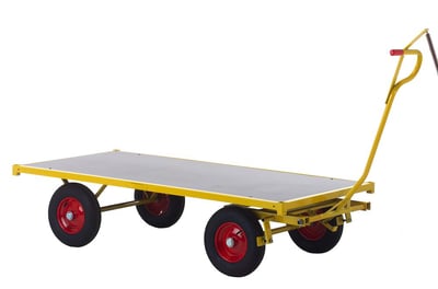 RAVENDO TRANSPORTVOGN TW2000 1200KG 2000X1000X470MM MED BREMSE OG GUMMIHJUL