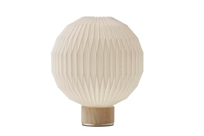 LE KLINT 375 BORDLAMPE LYS EG PAPIRSKÆRM MEDIUM