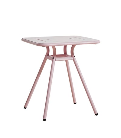 WOUD RAY CAFEBORD ROSA 65X65CM 