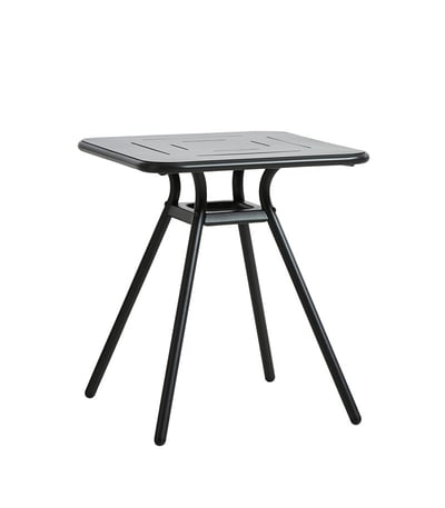 WOUD RAY CAFEBORD SORT 65X65CM 