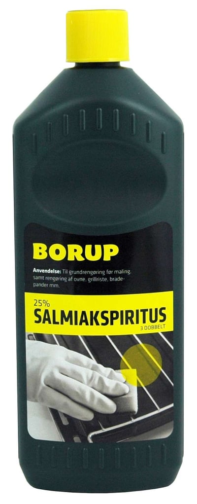 BORUP SALMIAKSPIRITUS 25% 1 LTR UN 2672 AMMONIAKOPLØSNING 8 III