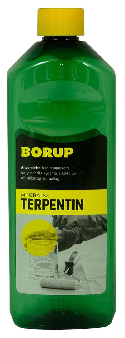 BORUP MINERALSK TERPENTIN 0,5 LTR UN 1300 TERPENTIN, MINERALSK 3 III