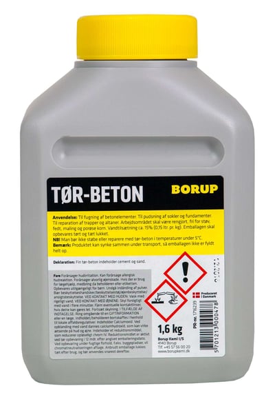 BORUP TØR-BETON 1,6 KG 