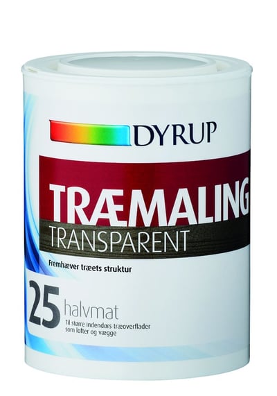 DYRUP TRÆMALING TRANSPARENT PANELHVID 0,75L