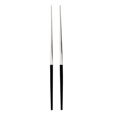 GENSE FOCUS DE LUXE SPISEPINDE SÆT 6 DELE 23CM SORT/MAT STÅL