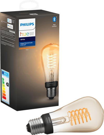 PHILIPS HUE LED FILAMENTPÆRE ST64 E27 WHITE BLUETOOTH