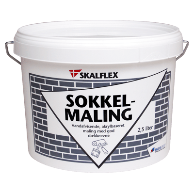 SKALFLEX SOKKELMALING SORT 2,5L