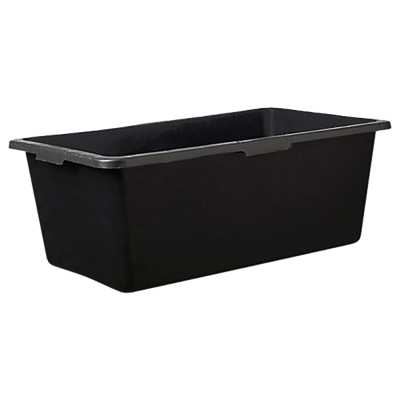 FOG MURERBALJE 65L FIRKANTET SORT 718X298X405MM