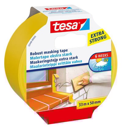 TESA AFDÆKNINGSTAPE MURVÆRK EKSTRA STÆRK 33MX50MM