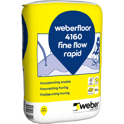 WEBER FLOOR 4160 20KG FINE FLOW RAPID - 48 PS/PAL