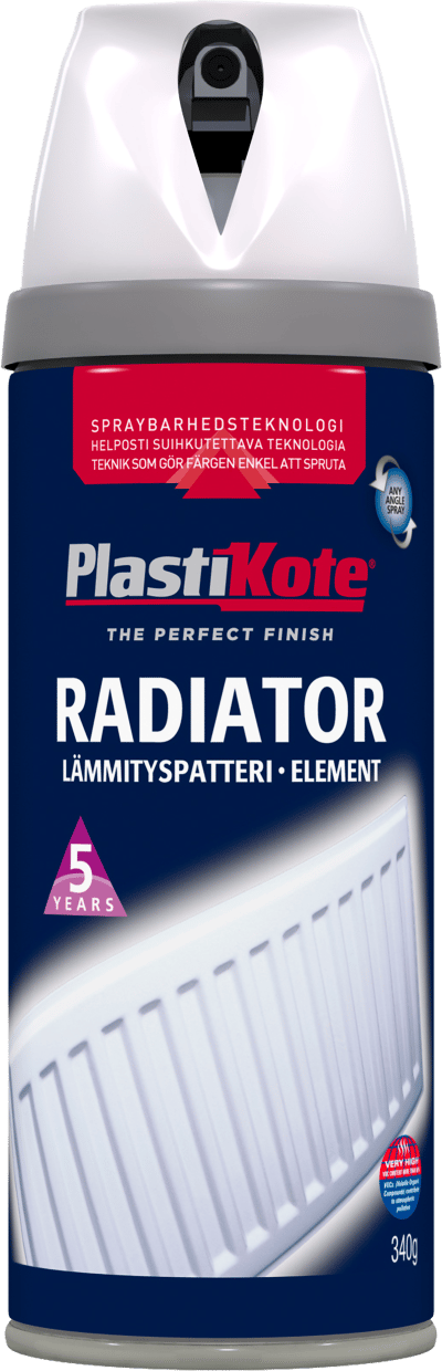 PLASTI-KOTE RADIATOR-MALING HVID 600  SPRAY /EMALJE