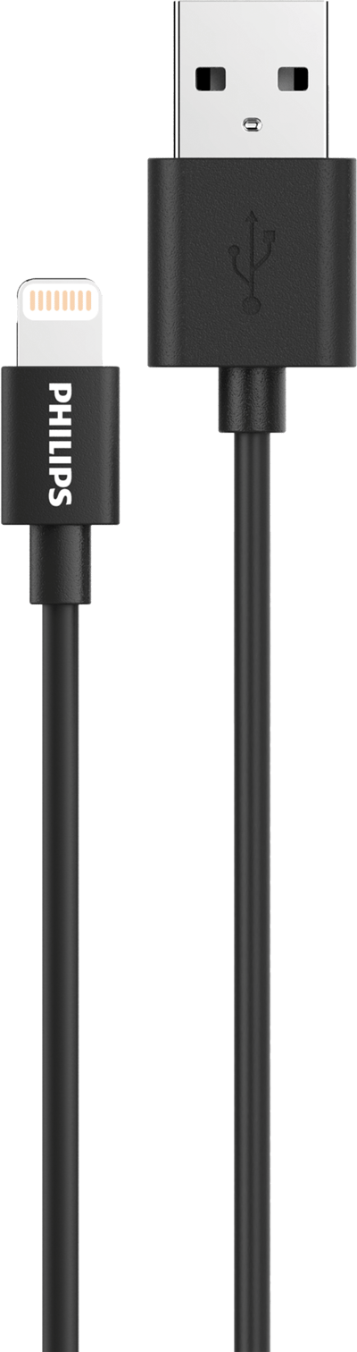 PHILIPS USB-A TIL LIGHTNING 1,2M KABEL