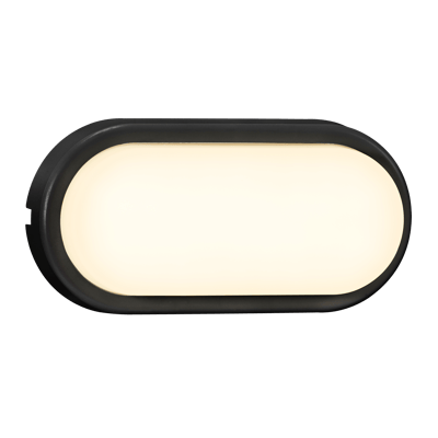 NORDLUX CUBA ENERGY OVAL VÆGLAMPE LEDMODUL SORT