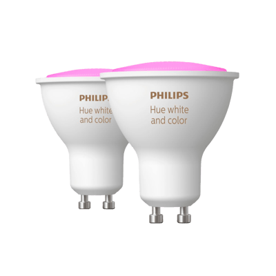 PHILIPS HUE LED SPOT 6W WCA GU10 2-PAK