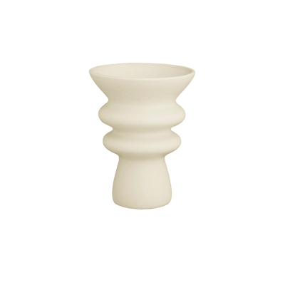 KÄHLER KONTUR VASE HVID H20CM 