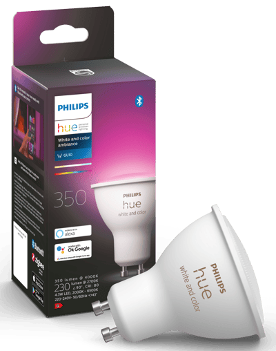 PHILIPS HUE LED SPOT 6W WHITE COLOR AMBIANCE GU10