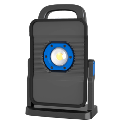 BLUE ELECTRIC ARBEJDSLAMPE 20W PLUS LINE MULTI HYBRIDLAMPE MED OPHÆNGSKRIG OG MAGNET