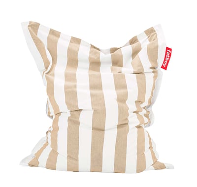 FATBOY ORIGINAL UDENDØRS SÆKKESTOL STRIPE SANDY BEIGE