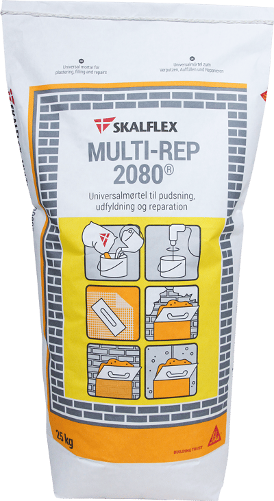 SKALFLEX MULTI-REP 2080 25KG REPARATIONSMØRTEL   - 40 SÆK/PAL