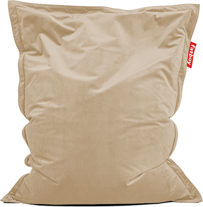 FATBOY ORIGINAL SLIM VELOUR SÆKKESTOL CAMEL