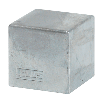 PLUS CUBIC STOLPEAFDÆK.77X77MM 17925-1 VARMGALVANISERET
