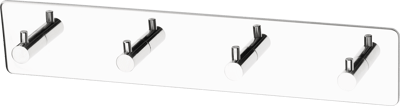 KROGLISTE FLAIR 4 KROGE POLERET RUSTFRIT STÅL