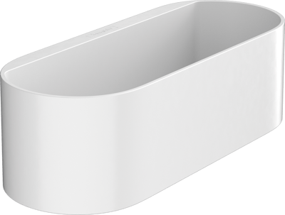 HANSGROHE WALLSTORIS OPBEVARINGSKURV DYB MAT HVID